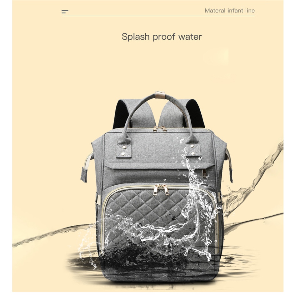 Ba Lô Đựng Đồ Dùng Em Bé Cho Mẹ Bỉm Sữa Phong Cách Mới