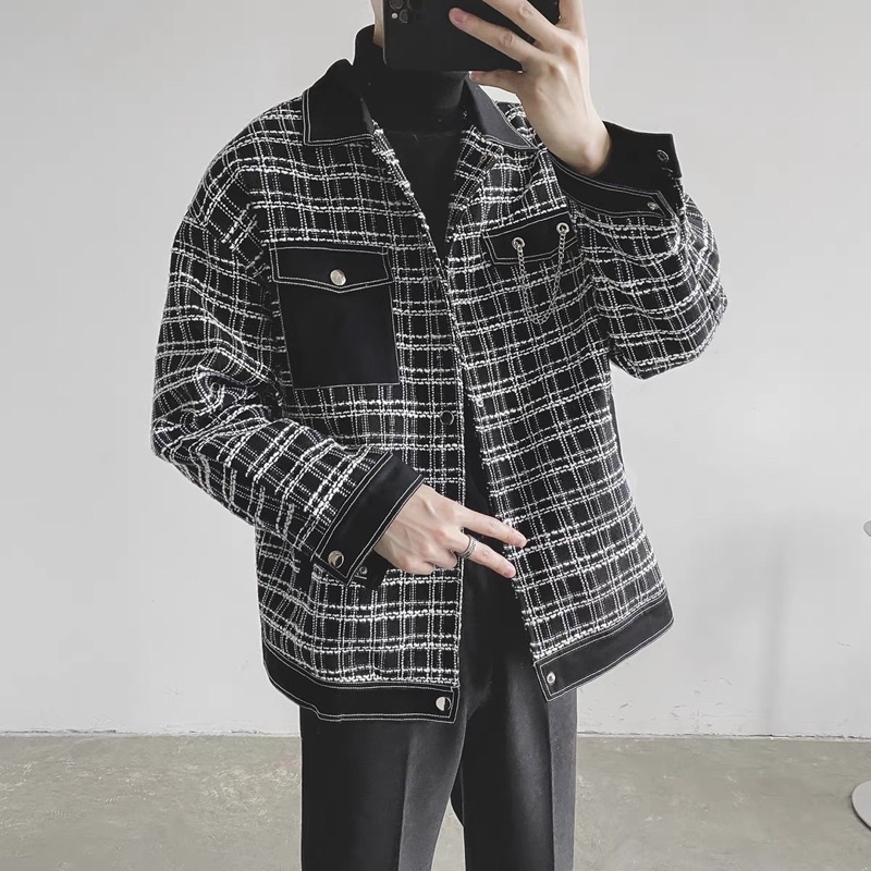 ÁO KHOÁC DẠ TWEED NAM |TAHISHOP|