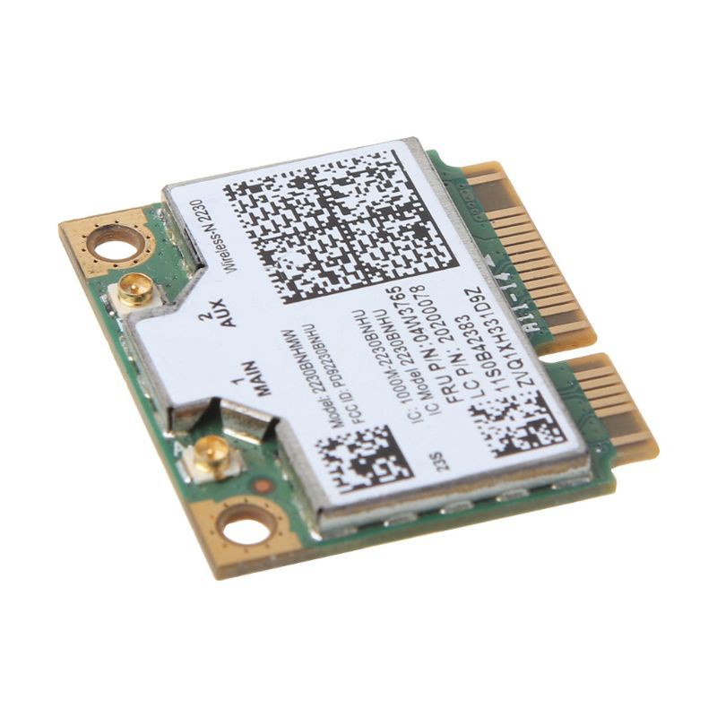 Card Không Dây Bluetooth 4.0 Wifi N2230 300m Mini Pcie Card 04w3765 Cho Y400 Y500 In-Tel 2230