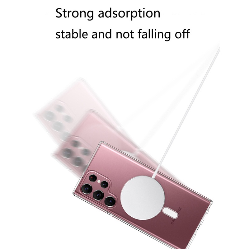 Ốp Điện Thoại Từ Tính Kèm Giá Đỡ Cho Samsung S22 Plus S22 Ultra 5G