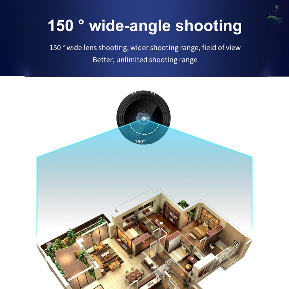 Camera An Ninh Không Dây Mini A9 1080p Sử Dụng Wifi Có Chế Độ Ban Đêm