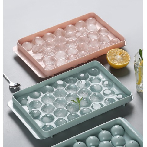 Khuôn Thạch Bi Tròn 33 Ô Làm Hoa Quả Trái Cây GIAO MÀU NGẪU NHIÊN – Dumi Shop