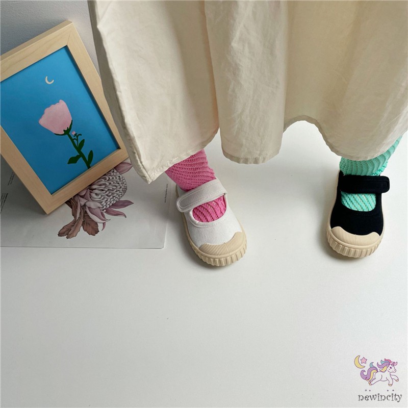 Giày thể thao đế mềm siêu nhẹ phong cách Hàn Quốc cho bé