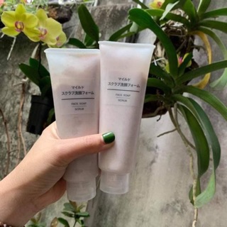Tẩy da chết Muji face soap scrub nhật( Hàng nội địa)