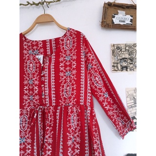 Váy thổ cẩm babydoll siêu xinh