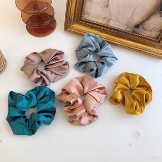 Buộc tóc vải scrunchies phi bóng chấm bi