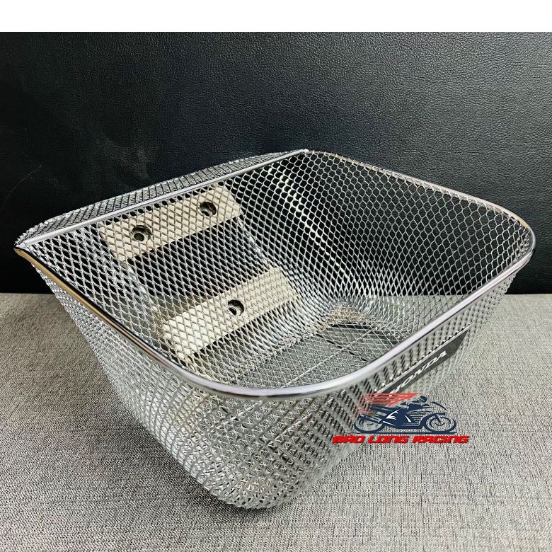 Rổ Lưới XIKEN inox Sáng Bóng gắn xe máy Wave RS mẫu Thái Siêu Rẻ Đẹp