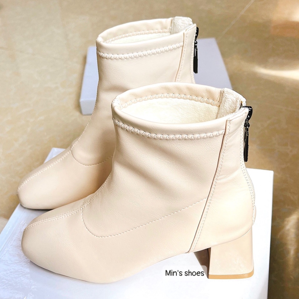 Min's Shoes - Giày Bốt Da Bốt 100