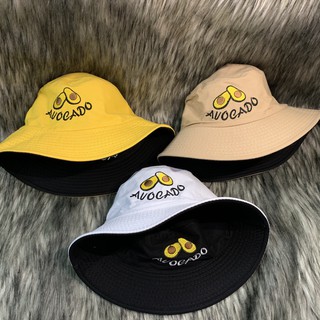Nón Bucket, Mũ Vành Tròn Thêu Hình Trái Bơ Hot Hit N091