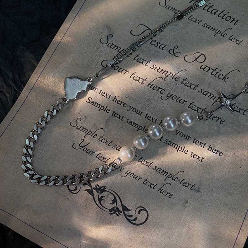 Vòng cổ bạc mặt thánh giá trái tim phong cách Hàn Quốc cho nữ