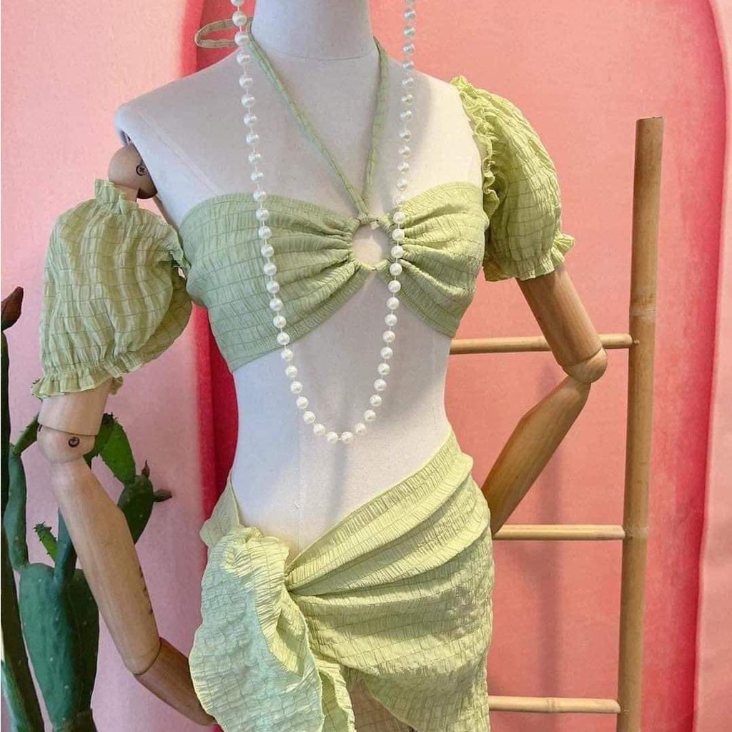 BIKINI 2 MẢNH VẢI XỐP KÈM KHĂN-BIKINISTORE