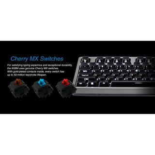 Phím cơ IRock K68MS Cherry MX Blue switch/ White Led/ dây liền