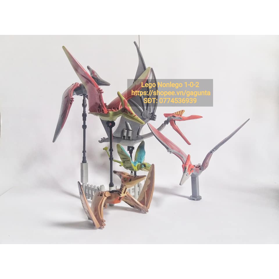 Lego Khủng Long Bay Pteranodon Mẫu Mới 2019 Hãng Bela Kích Thước 10cm x 19cm