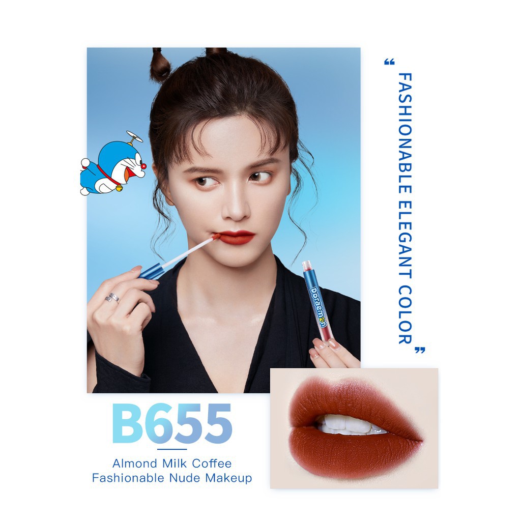 Son Bóng Colorkey Dạng Lỏng Dưỡng Ẩm Lâu Trôi Tiện Dụng In Hình Doraemon 1.7g | BigBuy360 - bigbuy360.vn