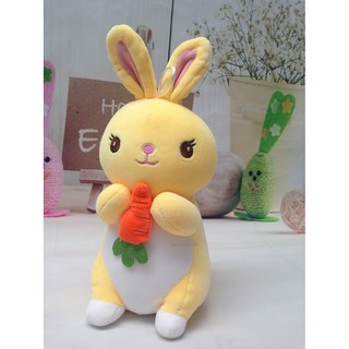 Thỏ ôm cà rốt tai mềm cao 20cm