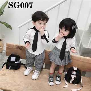 Set đồ học sinh cho bé trai bé gái