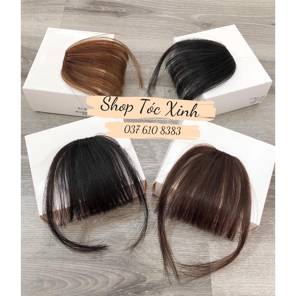 Mái thưa tóc thật_hàn quốc_siêu xinh_ siêu hot_ tóc thật_100%_freeship