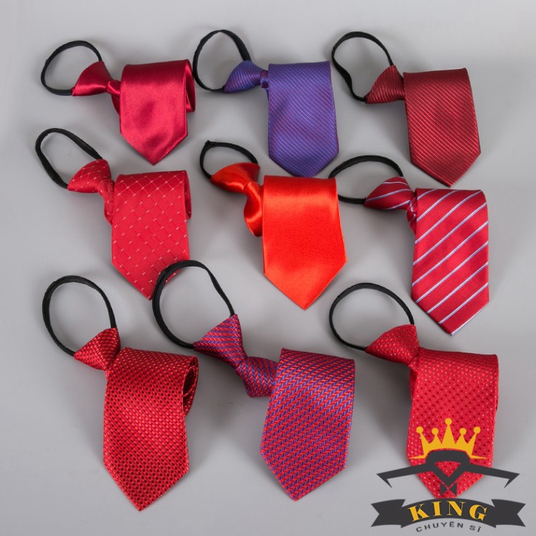 Cà vạt nam thắt sẵn KING Caravat nam bản lớn 8cm cavat công sở C0020