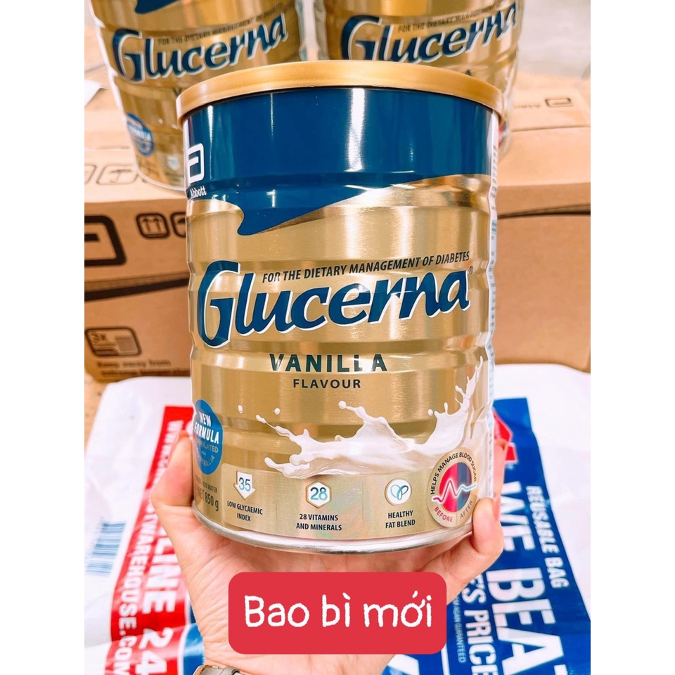 [Hỏa Tốc HCM] Sữa Tiểu Đường Glucerna Hàng Úc 850gr