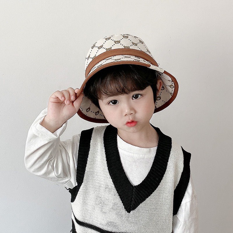 Mũ Lưỡi Trai Cho Bé Siêu Ngầu Họa Tiết Gấu