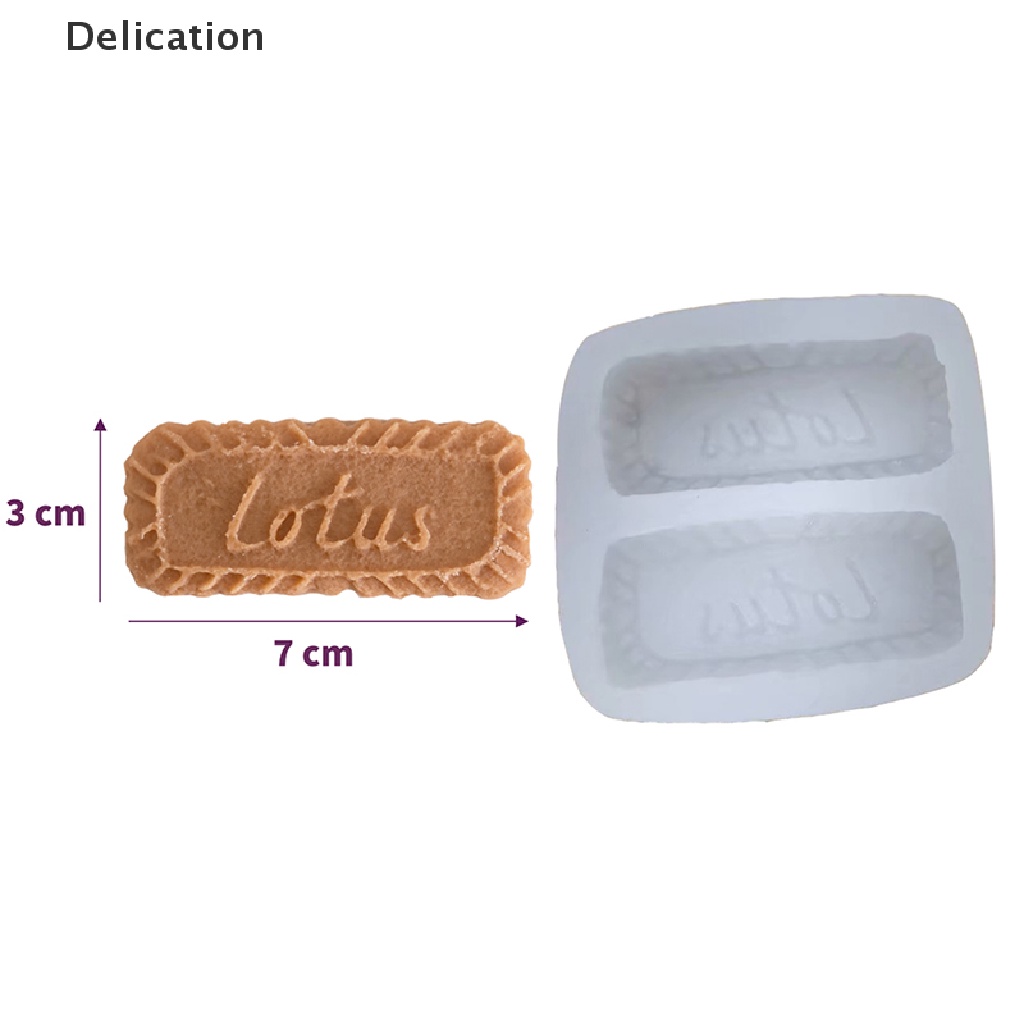 Khuôn silicone tạo hình làm nến hình bánh quy tiện dụng cho nhà bếp