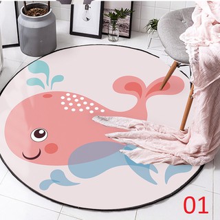 Thảm Tròn Trang Trí Phòng Khách Cao Cấp Chống Trượt