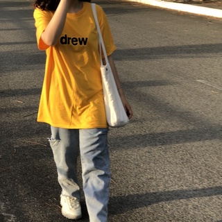 Áo Drew logo chữ [ẢNH + VIDEO THẬT]