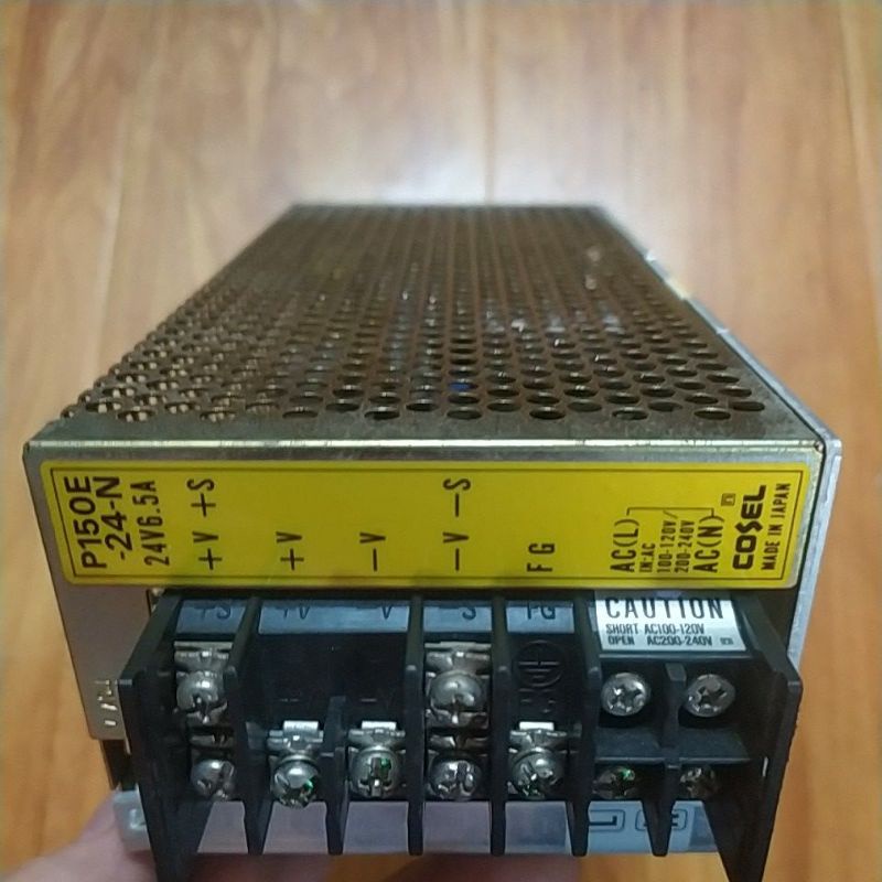 Nguồn 24V Cosel P150E-24 24V 6.5A. Hàng cũ tháo máy. Nguồn Nhật bản chất lượng cao.