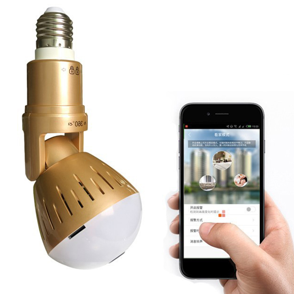 Camera An Ninh E27 Xoay 360 Độ Điều Khiển Từ Xa | BigBuy360 - bigbuy360.vn
