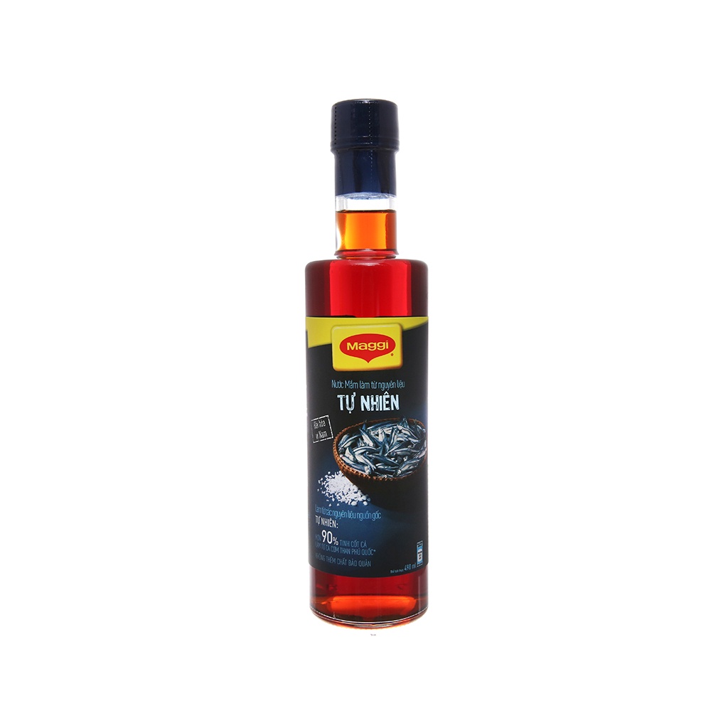 Nước mắm tự nhiên hài hoà Maggi chai 490ml