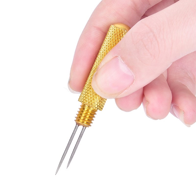 Dụng Cụ Buộc Lưỡi Câu Cá Lưỡi Câu Đài Bằng Kim Loại Màu Vàng Đồng