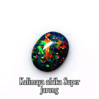 Kalmaya Đá opal Đen Châu Phi Đầy Đủ Lọ