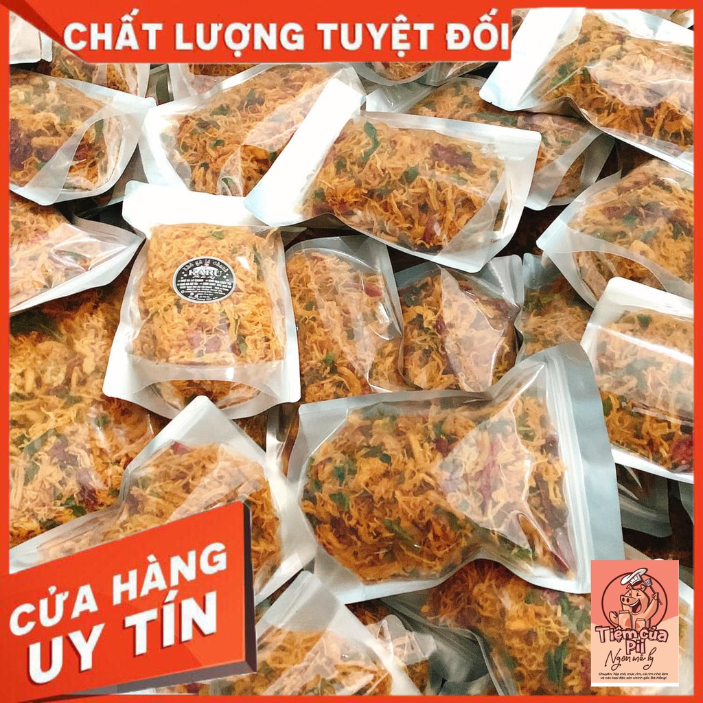 [ Rẻ Bất Ngờ] - KHÔ GÀ LÁ CHANH Cao Cấp Loại 1 -Siêu Sạch Tiệm Của Pii - 100GR