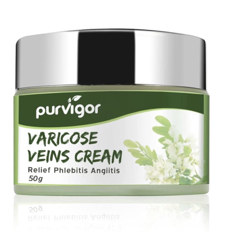 Kem hỗ trợ giãn tĩnh mạch chân Purvigor Varicose Veins Relief Cream 50g USA