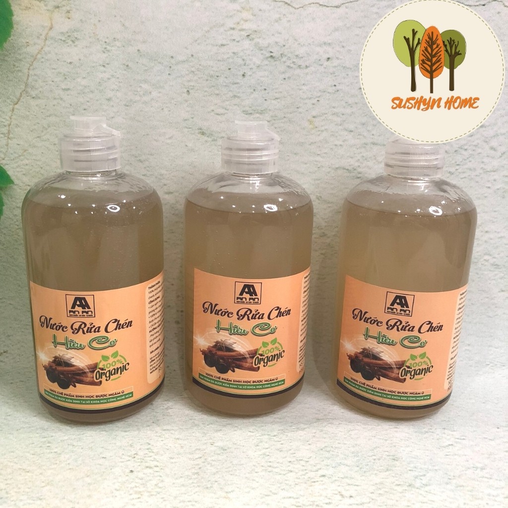 Nước Rửa Chén Hữu Cơ 100% Tự NhiênKhông Hóa Chất, An Toàn Tuyệt Đối Với Mẹ Bầu Và Trẻ NhỏTHƯƠNG HIỆU QUẾ AN AN
