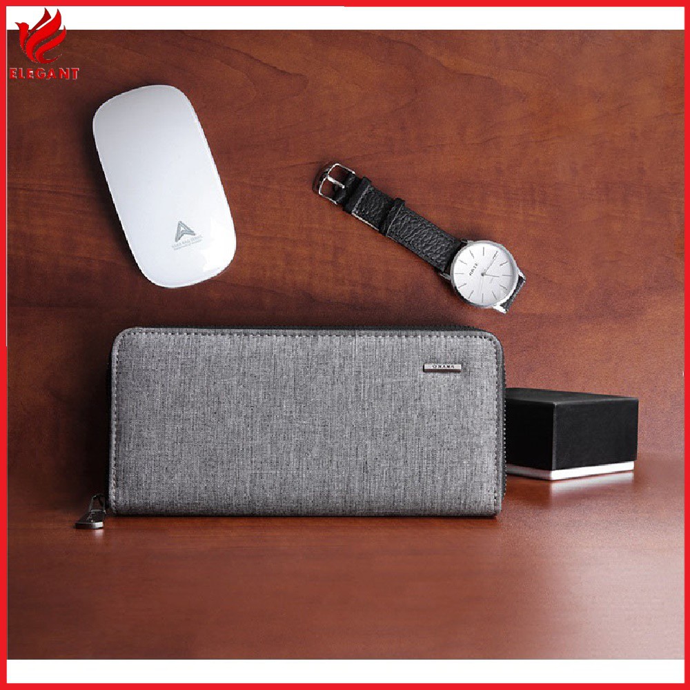 Ví cầm tay nam nữ Kaka chất jeans cao cấp chống nước, bóp dài có khóa kéo và ngăn thẻ | BigBuy360 - bigbuy360.vn