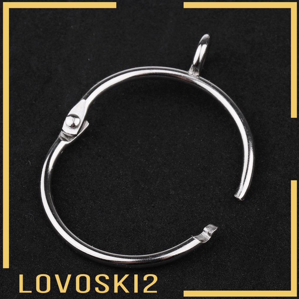 [LOVOSKI2] 12pcs Metal Curtain Eyelet Rings with Opening Design for 38mm Diameter Pole