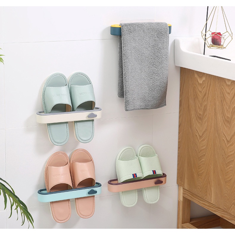 Kệ dép treo tường hình đám mây