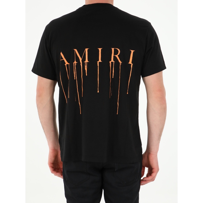 Áo Phông Phong Cách AMIRI 3 Màu Siêu Đẹp Sành Điệu Kết Hợp Thoải Mái Hoạt Động Hè 2022