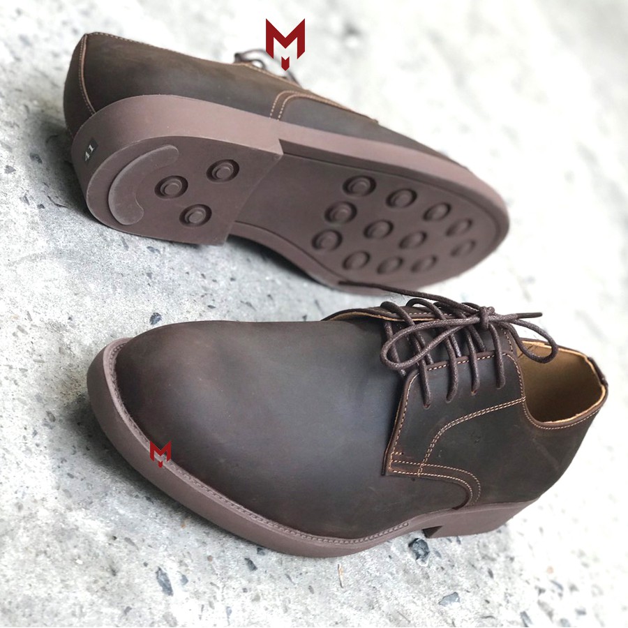 Giày nam MAD plain derby da bò sáp ngựa điên cao cấp cá tính thời trang nam | BigBuy360 - bigbuy360.vn