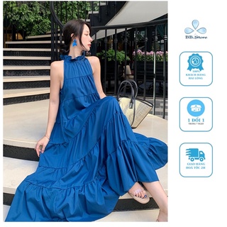 Váy maxi xoè coban thiết kế