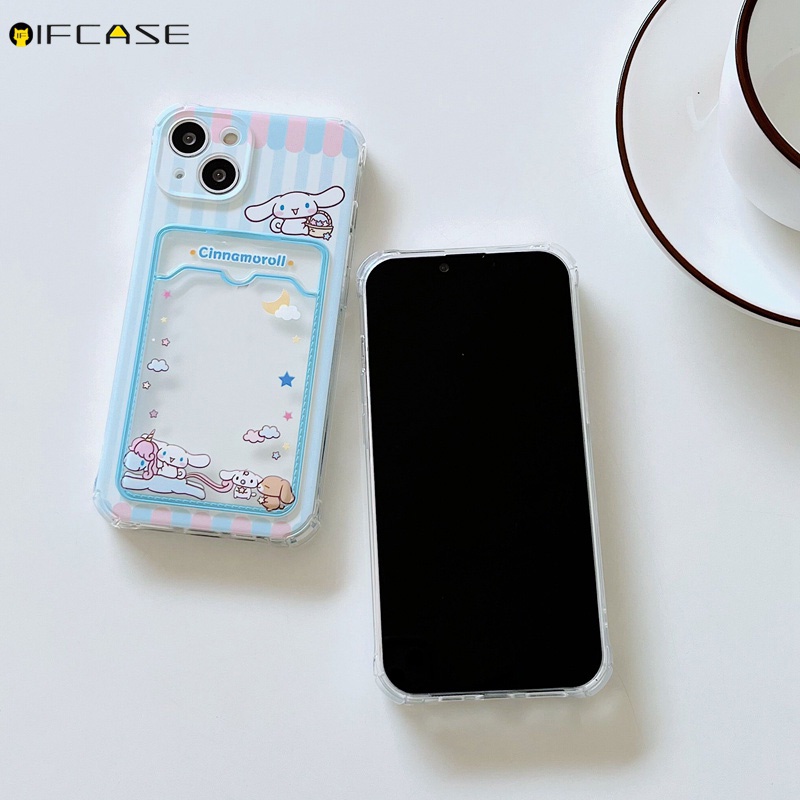 Ốp Điện Thoại TPU Mềm Trong Suốt Tích Hợp Ví Đựng Thẻ Dành Cho iPhone 13 12 11 Pro Max XR XS Max X 7 8 Plus