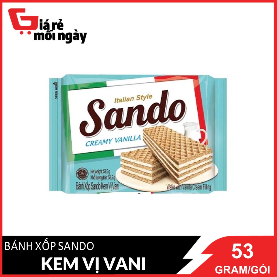 Bánh xốp Sando Creamy Vani 53.5g