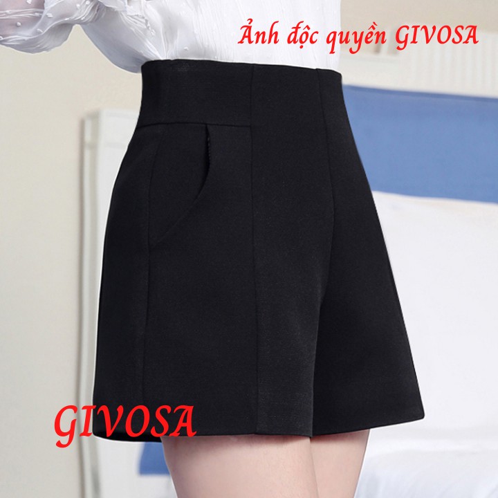 [Mã FAMAYWA giảm 10K đơn 50K] Quần Đùi Nữ Chất Vải Mềm Thiết Kế Khóa Sau Mẫu Mới -GN112 | BigBuy360 - bigbuy360.vn