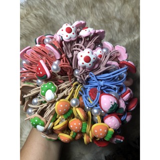 Day cot tóc đính charm xinh xỉu