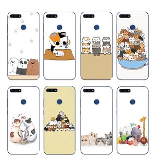 Ốp điện thoại TPU dẻo họa tiết hoạt hình đáng yêu cho HUAWEI Y6 2018/ ENJOY 8E/ HONOR 7A/ Y6 PRIME 2018