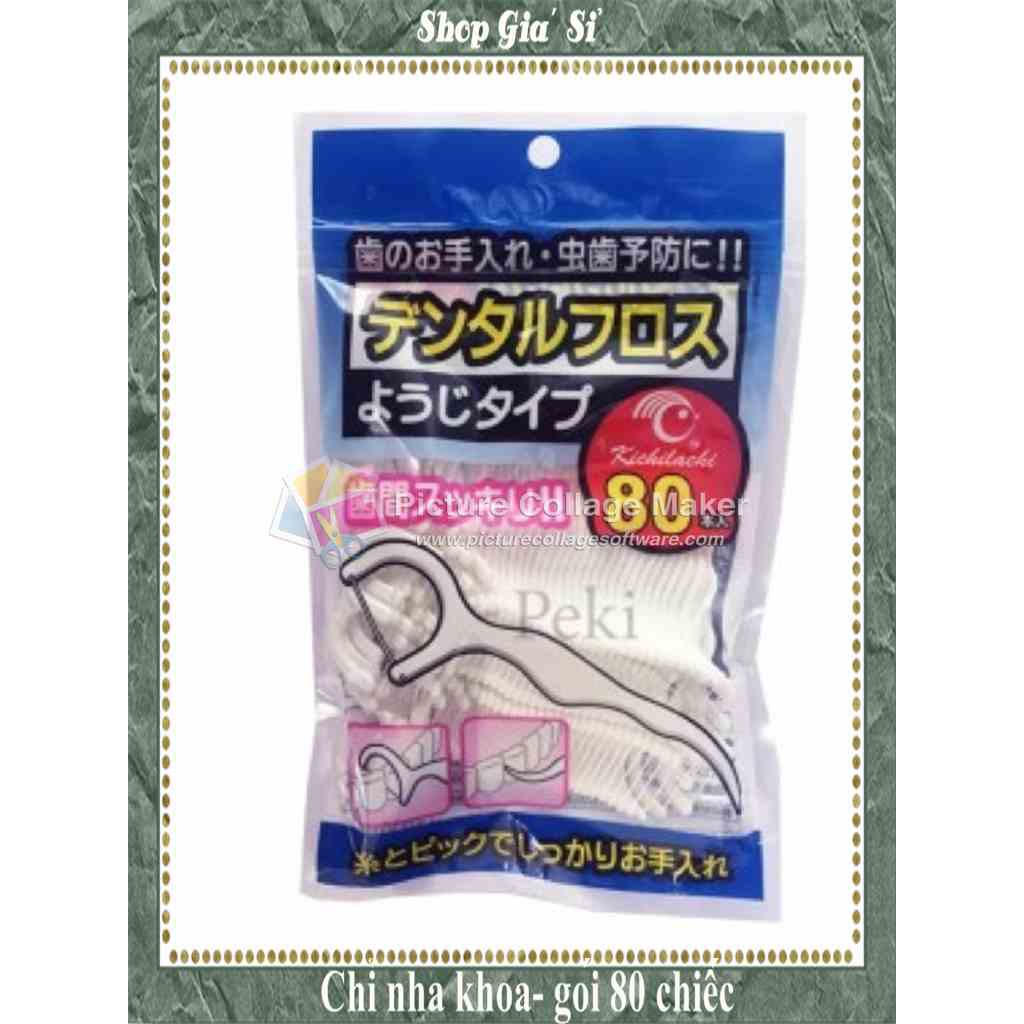 Combo 5 Chỉ Nha Khoa Oral Kichi ( 80 Chiếc )