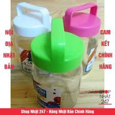 [GIẢM SỐC] Lọ thủy tinh có quai xách 450ml NỘI ĐỊA NHẬT BẢN