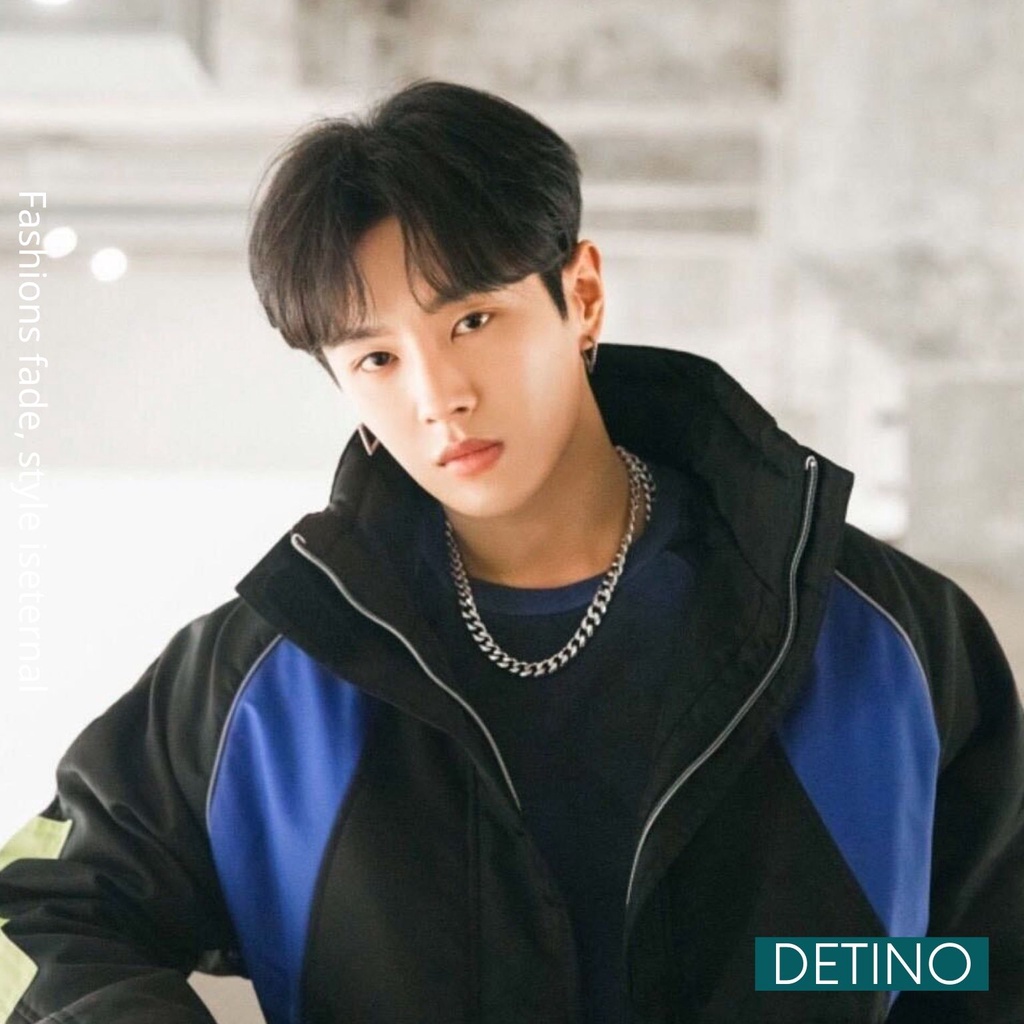 Dây chuyền titan nam cuban màu bạc đẹp kiểu dáng basic phong cách unisex hiphop không gỉ DETINO DC07