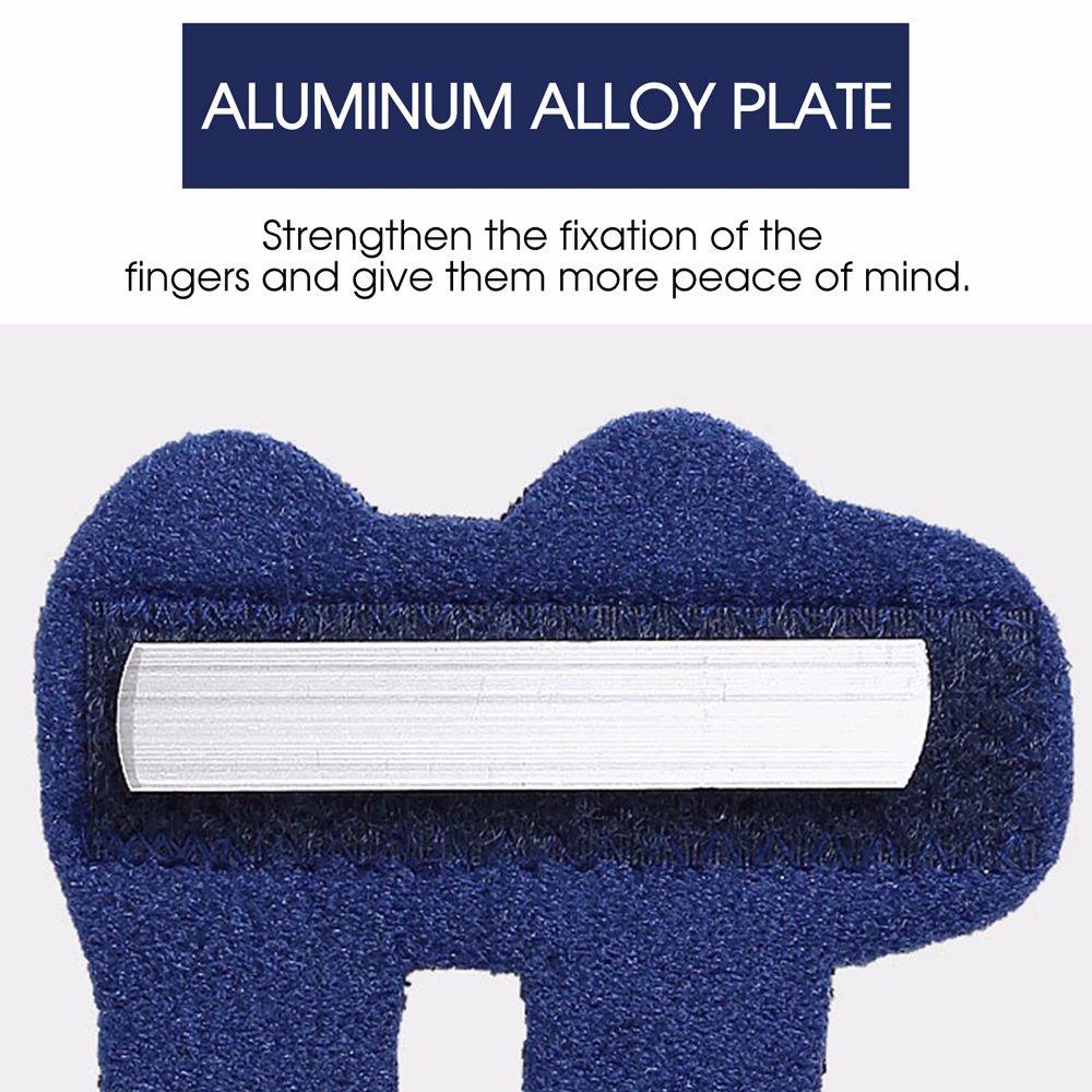 Bộ 11 Miếng Nẹp Ngón Tay Dệt Kim Co Giãn Bảo Vệ Giảm Đau Điều Chỉnh Được